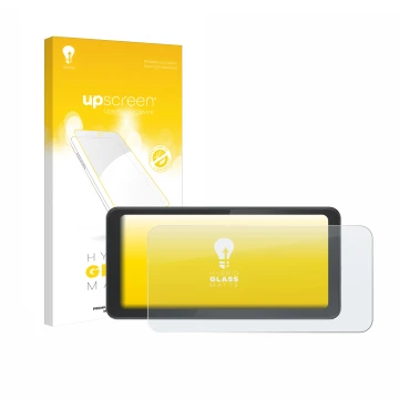 Face avant d’un emballage produit avec le logo de la marque upscreen. À côté, l’appareil Spedal CL871 6.25