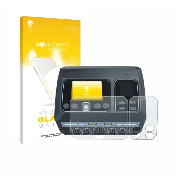 Face avant d’un emballage produit avec le logo de la marque upscreen. À côté, l’appareil SkyRc D750 Mix est représenté avec la