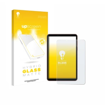 Face avant d’un emballage produit avec le logo de la marque upscreen. À côté, l’appareil Blackview Zeno 1 8