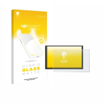 Face avant d’un emballage produit avec le logo de la marque upscreen. À côté, l’appareil Renault Master 2025 est représenté av