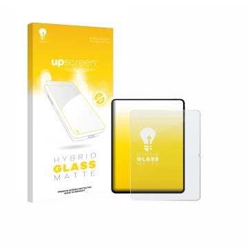 Face avant d’un emballage produit avec le logo de la marque upscreen. À côté, l’appareil Teclast Artpad Pro est représenté ave