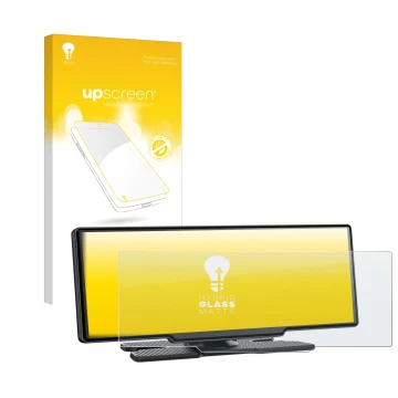 Face avant d’un emballage produit avec le logo de la marque upscreen. À côté, l’appareil Avylet RC11 8.1