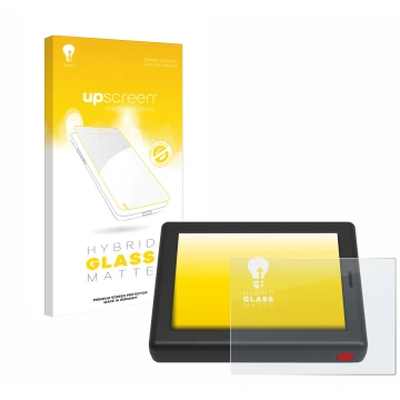 Face avant d’un emballage produit avec le logo de la marque upscreen. À côté, l’appareil XC Tracer Maxx III est représenté ave