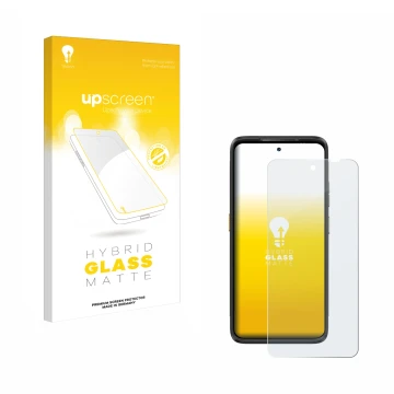 Face avant d’un emballage produit avec le logo de la marque upscreen. À côté, l’appareil Ulefone Armor 23 Ultra est représenté