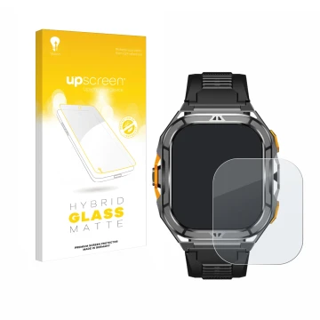 Face avant d’un emballage produit avec le logo de la marque upscreen. À côté, l’appareil Stahlgear Thor 3.0 est représenté ave