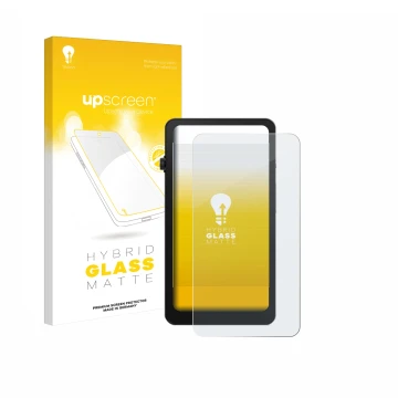 Face avant d’un emballage produit avec le logo de la marque upscreen. À côté, l’appareil DuRoBo Krono est représenté avec la p