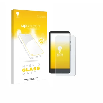 Face avant d’un emballage produit avec le logo de la marque upscreen. À côté, l’appareil Xiaomi Moaan InkPalm Mini Plus 2 est 