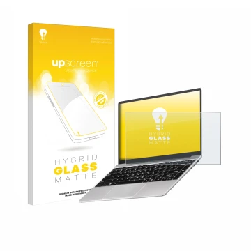 Face avant d’un emballage produit avec le logo de la marque upscreen. À côté, l’appareil Notodd N200 14