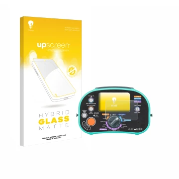 Face avant d’un emballage produit avec le logo de la marque upscreen. À côté, l’appareil Kewtech KT63DL est représenté avec la