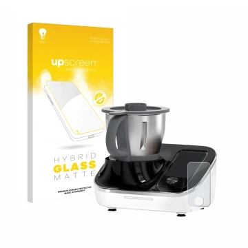 Face avant d’un emballage produit avec le logo de la marque upscreen. À côté, l’appareil TOKIT Omni Cook C2 est représenté ave