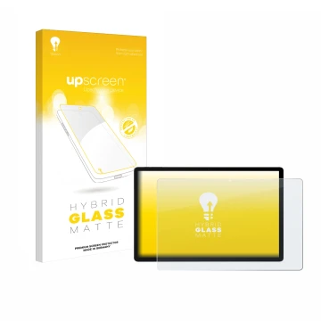 Face avant d’un emballage produit avec le logo de la marque upscreen. À côté, l’appareil Doogee U13 est représenté avec la pro