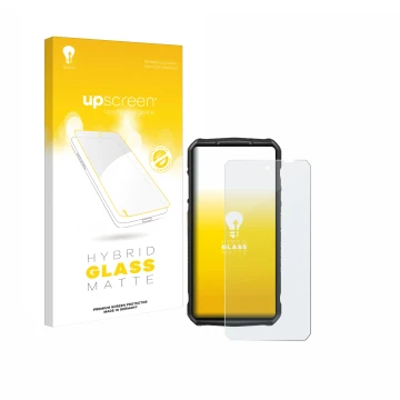 Face avant d’un emballage produit avec le logo de la marque upscreen. À côté, l’appareil Ulefone 29 pro est représenté avec la