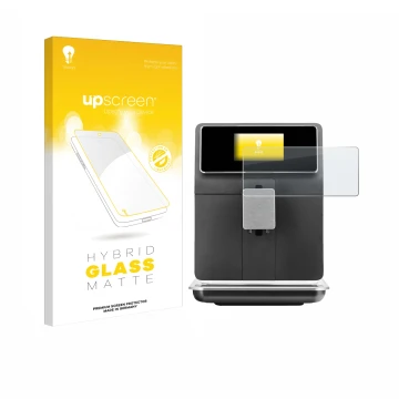 Face avant d’un emballage produit avec le logo de la marque upscreen. À côté, l’appareil WMF Perfection 860L est représenté av
