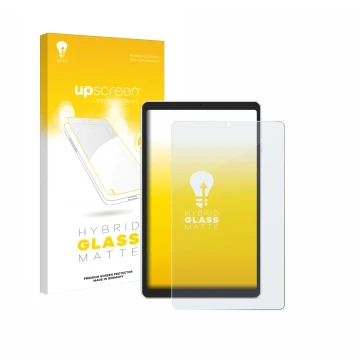 Face avant d’un emballage produit avec le logo de la marque upscreen. À côté, l’appareil Ulefone Tab A9 Pro est représenté ave