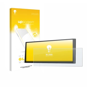 Face avant d’un emballage produit avec le logo de la marque upscreen. À côté, l’appareil Krunia 9.26