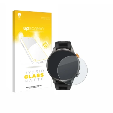Face avant d’un emballage produit avec le logo de la marque upscreen. À côté, l’appareil Naixues AK90 1.91