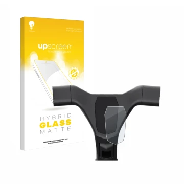 Face avant d’un emballage produit avec le logo de la marque upscreen. À côté, l’appareil Navee ST3 est représenté avec la prot