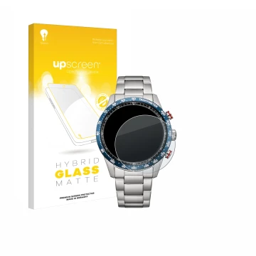 Face avant d’un emballage produit avec le logo de la marque upscreen. À côté, l’appareil Citizen CA4716-50L est représenté ave