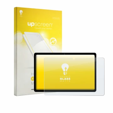 Face avant d’un emballage produit avec le logo de la marque upscreen. À côté, l’appareil Maxlegen M11S 11