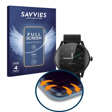 Face avant d’un emballage produit avec le logo de la marque Savvies. À côté, l’appareil Diggro K88H est représenté avec la pro