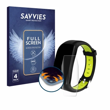 Face avant d’un emballage produit avec le logo de la marque Savvies. À côté, l’appareil Tipmant B07X1H7W5J est représenté avec