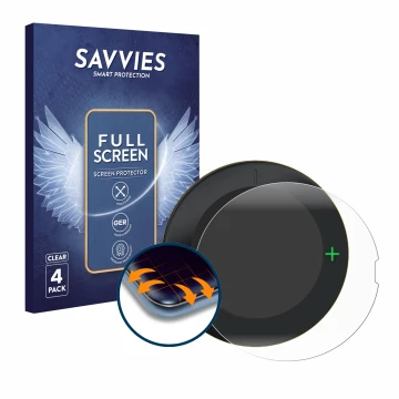 Face avant d’un emballage produit avec le logo de la marque Savvies. À côté, l’appareil Beeline Velo 2 est représenté avec la 