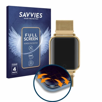 Face avant d’un emballage produit avec le logo de la marque Savvies. À côté, l’appareil Reflex Active Series 6 est représenté 