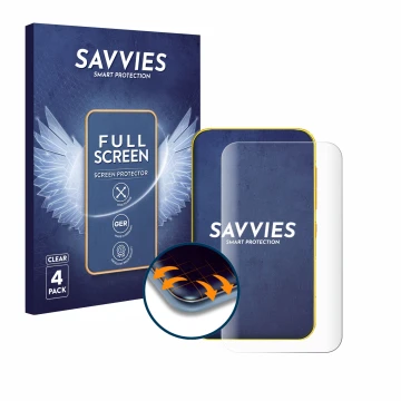 Face avant d’un emballage produit avec le logo de la marque Savvies. À côté, l’appareil Timmkoo Q5 est représenté avec la prot