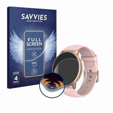 Face avant d’un emballage produit avec le logo de la marque Savvies. À côté, l’appareil TUYOMA LW36 1.3