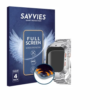 Face avant d’un emballage produit avec le logo de la marque Savvies. À côté, l’appareil LIGE K-57 1.96