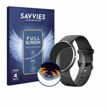 Face avant d’un emballage produit avec le logo de la marque Savvies. À côté, l’appareil DIGEEHOT H39r est représenté avec la p