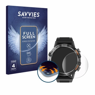 Face avant d’un emballage produit avec le logo de la marque Savvies. À côté, l’appareil LIGE BW1846A 1.39