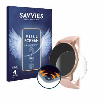 Face avant d’un emballage produit avec le logo de la marque Savvies. À côté, l’appareil Parsonver SR1 1.32