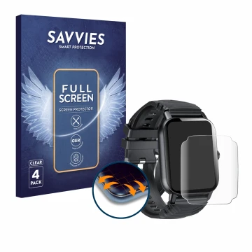 Face avant d’un emballage produit avec le logo de la marque Savvies. À côté, l’appareil Ddidbi P66D 1.85