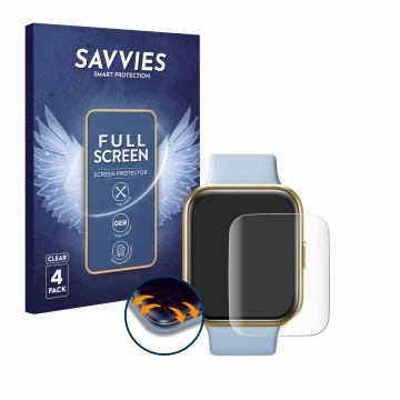 Face avant d’un emballage produit avec le logo de la marque Savvies. À côté, l’appareil aeac IP68 1.7