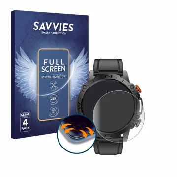 Face avant d’un emballage produit avec le logo de la marque Savvies. À côté, l’appareil LIGE DFA-ST19 1.43