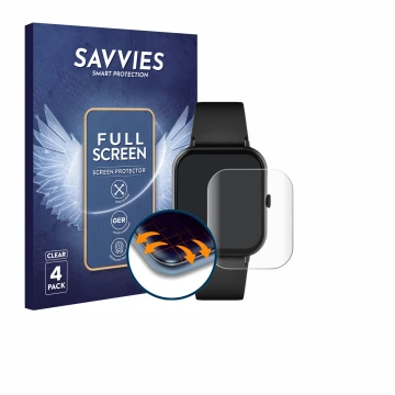 Face avant d’un emballage produit avec le logo de la marque Savvies. À côté, l’appareil Reflex Active Series 17 est représenté