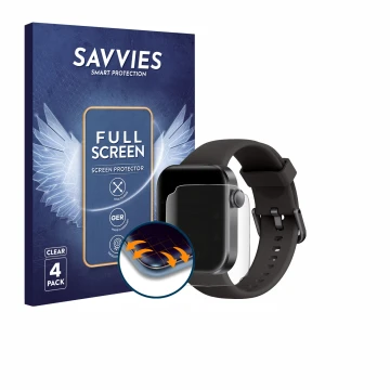 Face avant d’un emballage produit avec le logo de la marque Savvies. À côté, l’appareil DDXCAW P2 1.85