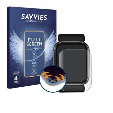 Face avant d’un emballage produit avec le logo de la marque Savvies. À côté, l’appareil YHE BP Doctor Fit est représenté avec 