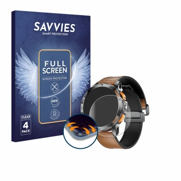 Face avant d’un emballage produit avec le logo de la marque Savvies. À côté, l’appareil Dremac DM1-F 1.43