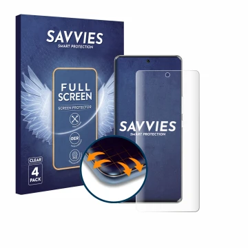 Face avant d’un emballage produit avec le logo de la marque Savvies. À côté, l’appareil Fossibot S3 Pro est représenté avec la