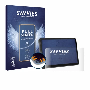 Face avant d’un emballage produit avec le logo de la marque Savvies. À côté, l’appareil Carpuride W702BS 7