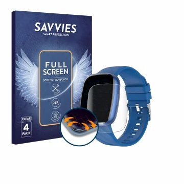 Face avant d’un emballage produit avec le logo de la marque Savvies. À côté, l’appareil CATGIFF S60K est représenté avec la pr