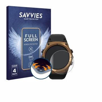Face avant d’un emballage produit avec le logo de la marque Savvies. À côté, l’appareil Shearwater Teric dive computer est rep