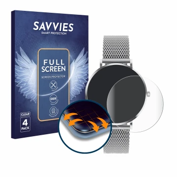 Face avant d’un emballage produit avec le logo de la marque Savvies. À côté, l’appareil Pireware Amory 5 Mini est représenté a