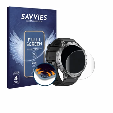 Face avant d’un emballage produit avec le logo de la marque Savvies. À côté, l’appareil LIGE EF13 1.85