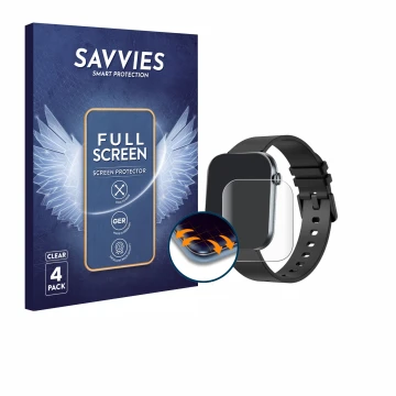 Face avant d’un emballage produit avec le logo de la marque Savvies. À côté, l’appareil Knauermann LITE 4 2026 est représenté 