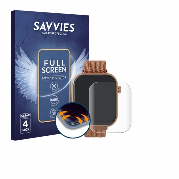 Face avant d’un emballage produit avec le logo de la marque Savvies. À côté, l’appareil Techmade M-GLAM011 1.75