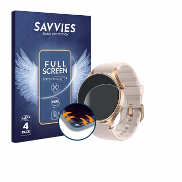 Face avant d’un emballage produit avec le logo de la marque Savvies. À côté, l’appareil aeac AR01 1.32