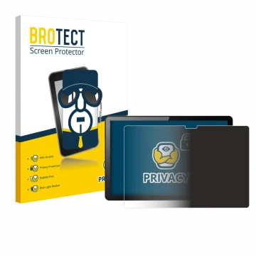 Face avant d’un emballage produit avec le logo de la marque BROTECT. À côté, l’appareil Lenovo Tab M10 (3ème Gen.) est représe